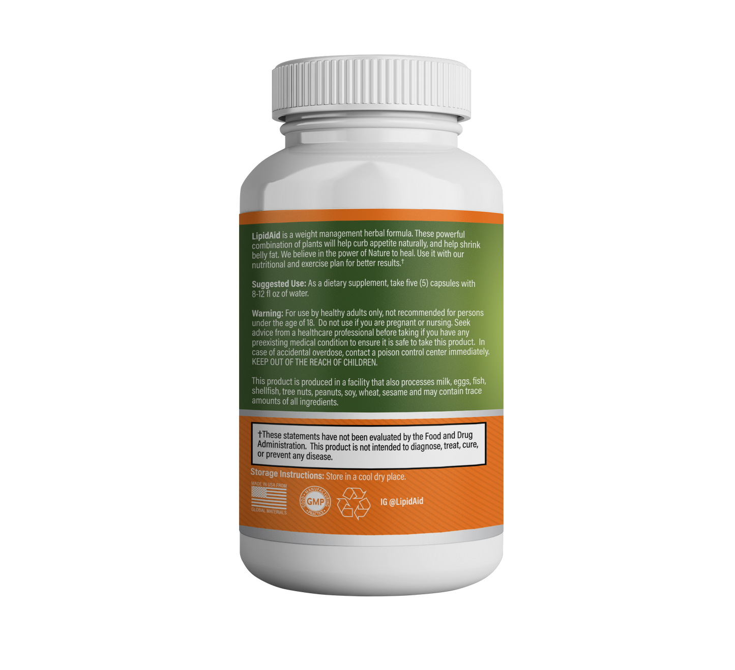 LipidAid - Glucose Balance & Natural Fat Burner