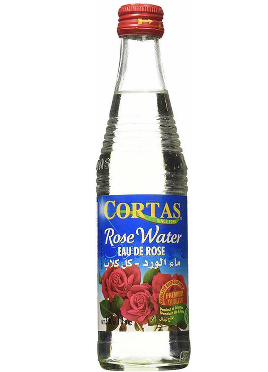 Drink Rose Water Premium, Antioxidant, Set of 3 bottle 10 oz ea Cortas